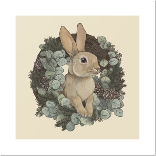 Winter Rabbit Posters and Art